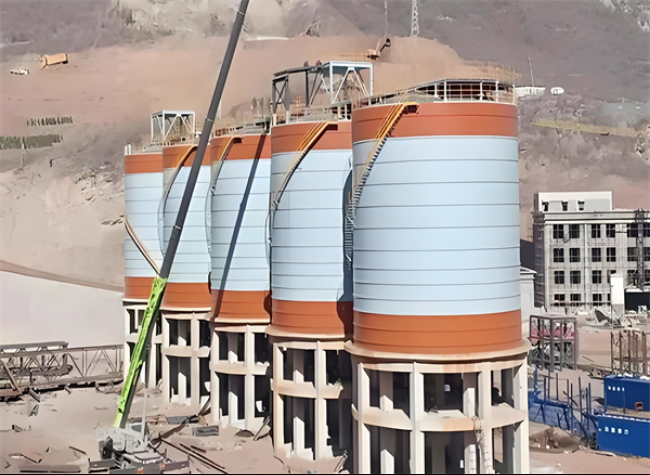 嵊州高架钢板仓